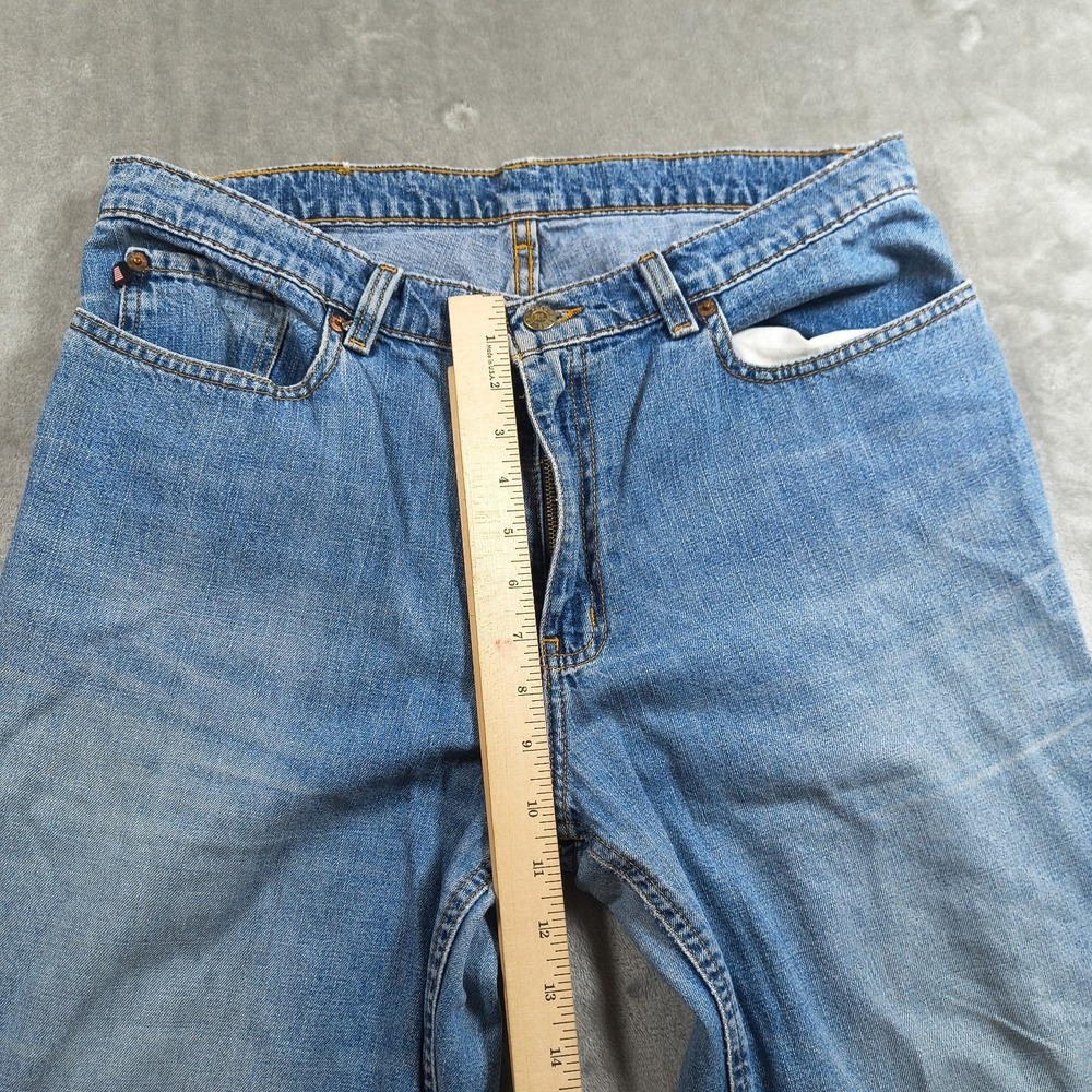 Vintage Polo Ralph Lauren Saturday Jeans Womens 34x29 Blue Straight Leg Y2K - Picture 12 of 13